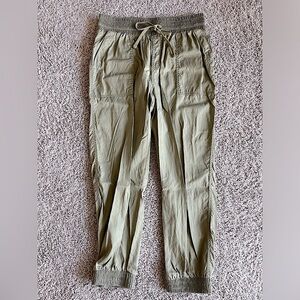 NEW! A New Day High-Rise Ankle Jogger Pants, Olive - Size M